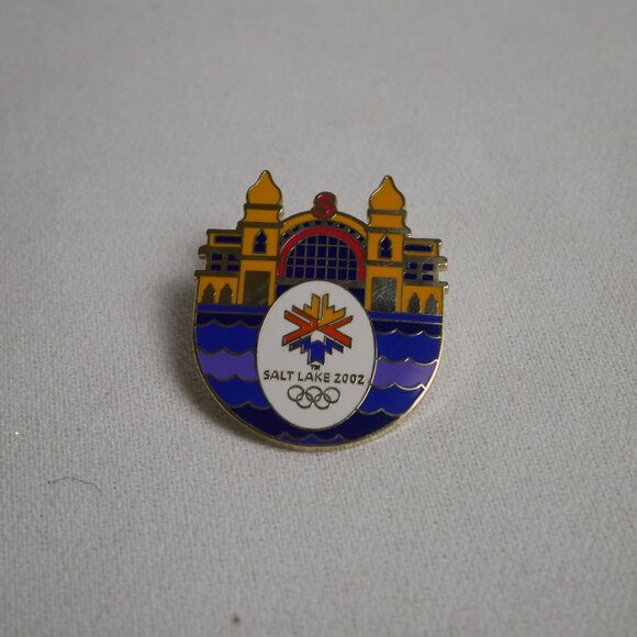 Salt Lake 2002 Olympic Souvenir Enamel Pin Vintage Collectible #1403 of 6000 - Picture 1 of 2